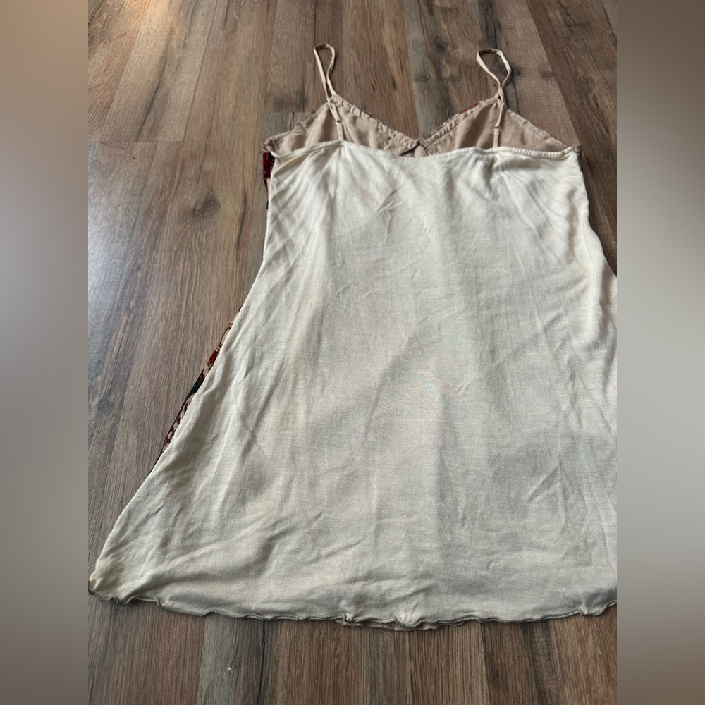 Romantic Beaded Paisley Velvet Silk Camisole Sleeveless Top - Picture 11 of 11